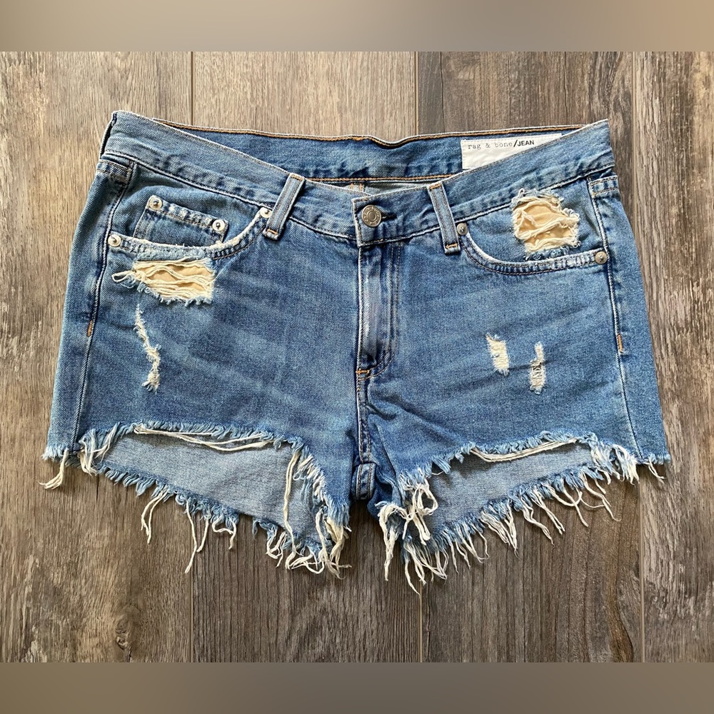 NWOT rag & bone | Cut Off Jean Shorts in Winnie - Picture 4 of 6